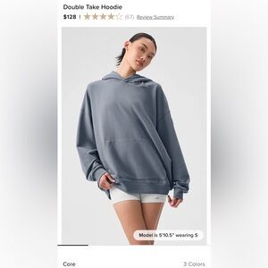 ALO yoga double take hoodie